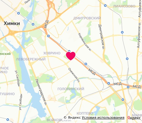 На карте