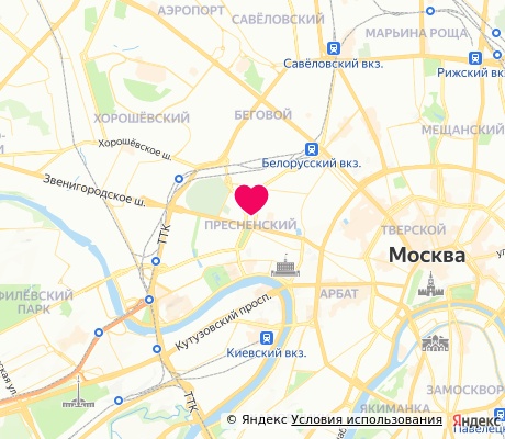 На карте
