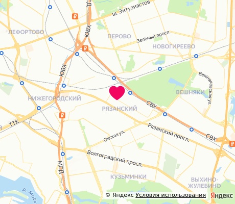 На карте