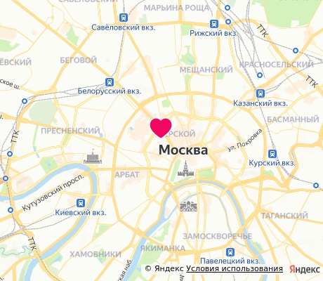 На карте