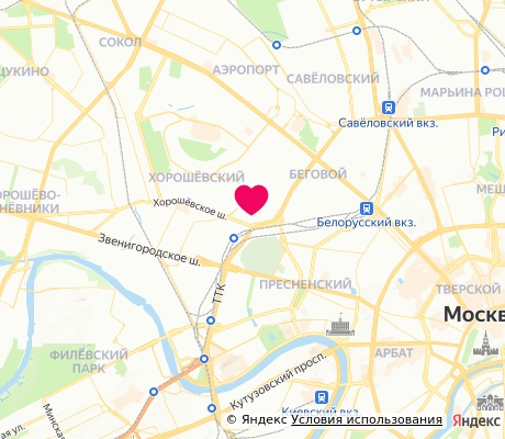 На карте