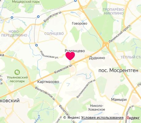 На карте