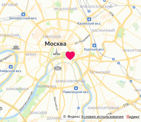 На карте