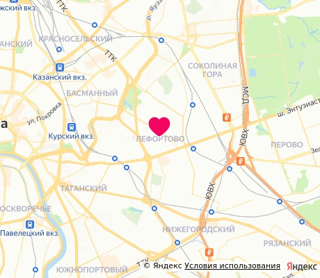 На карте