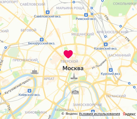 На карте