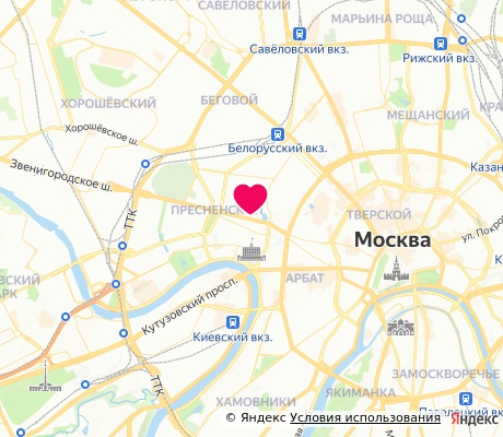 На карте