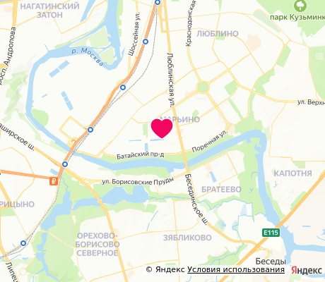 На карте