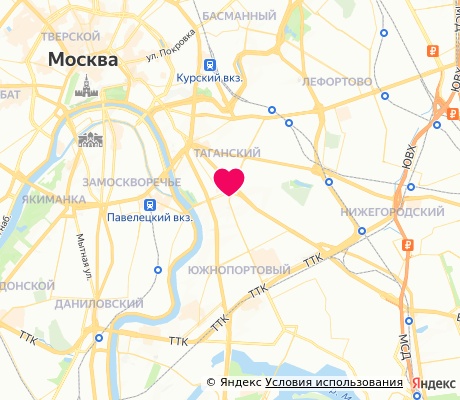 На карте