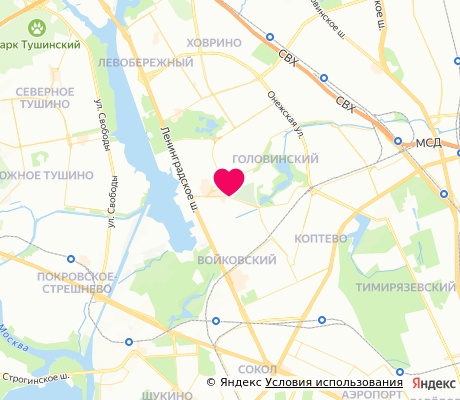 На карте