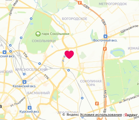 На карте