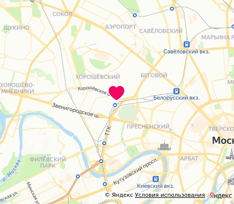 На карте