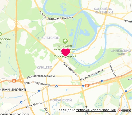 На карте