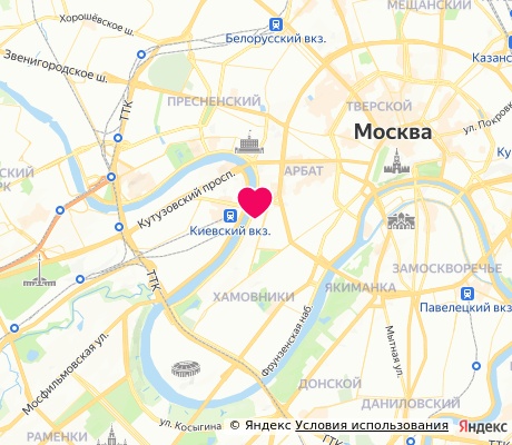 На карте