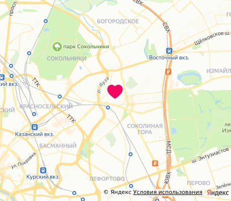 На карте
