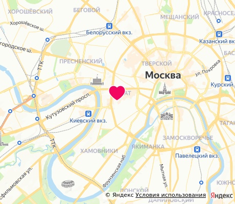На карте