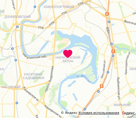 На карте