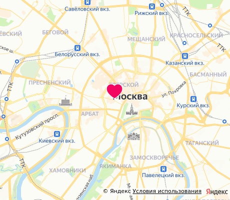 На карте