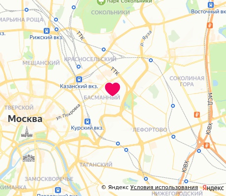 На карте