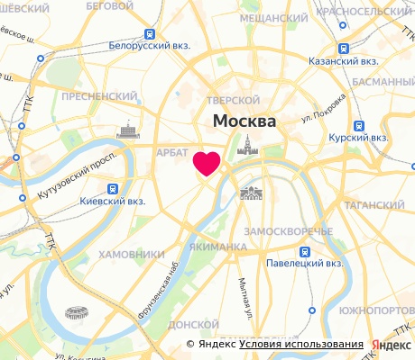 На карте