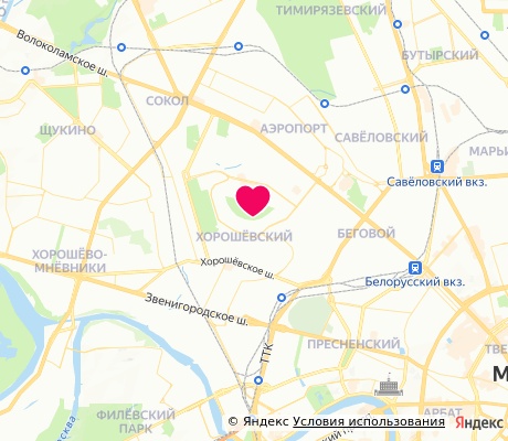 На карте