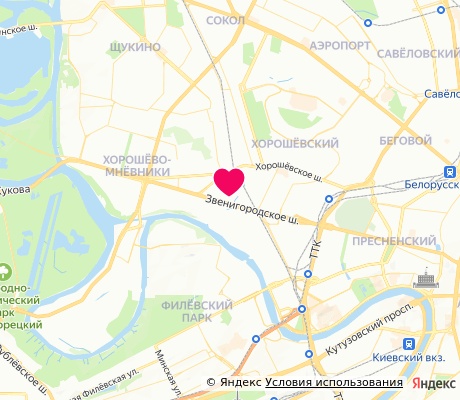 На карте