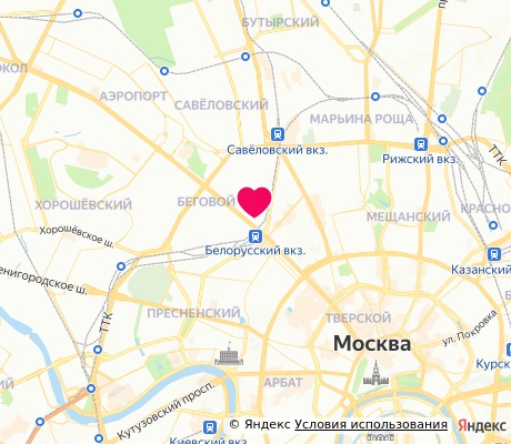 На карте