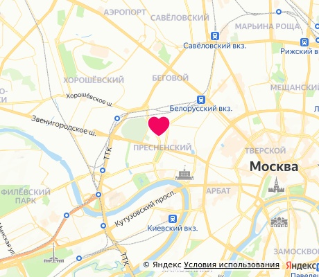 На карте