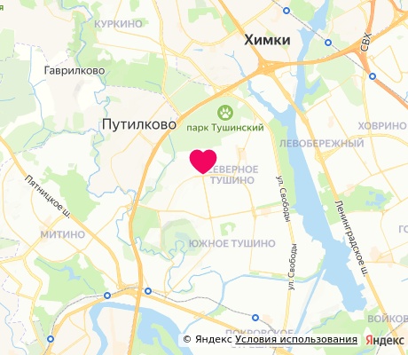 На карте