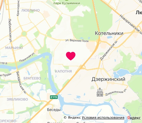 На карте