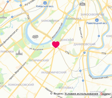 На карте