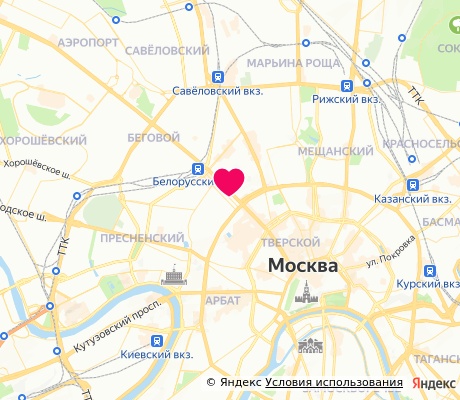 На карте