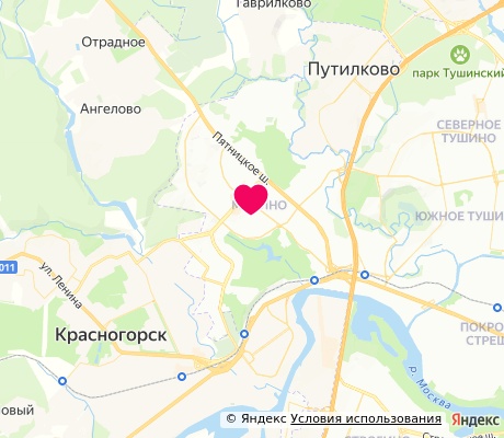 На карте