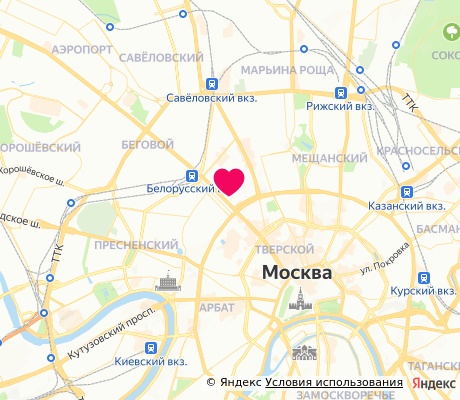 На карте