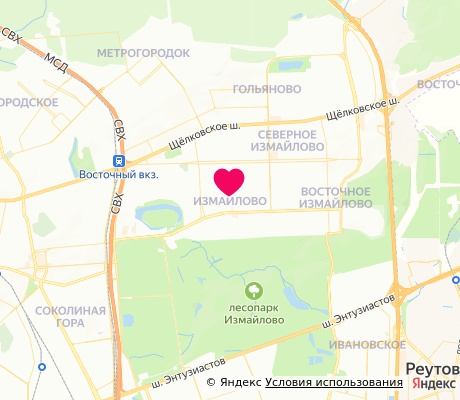 На карте