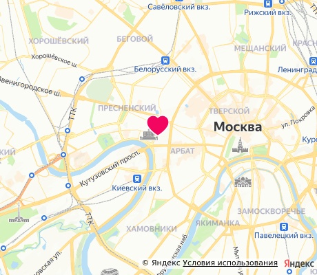 На карте