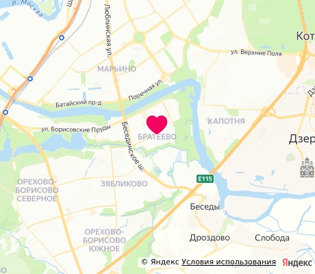 На карте
