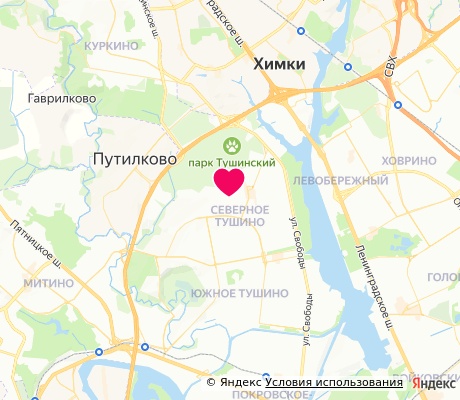На карте