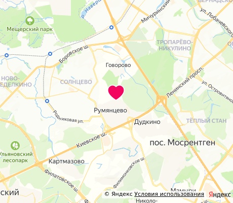 На карте
