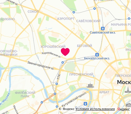 На карте