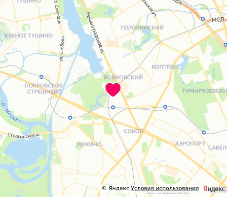 На карте