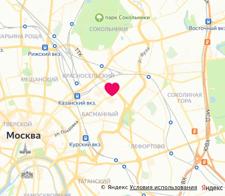 На карте