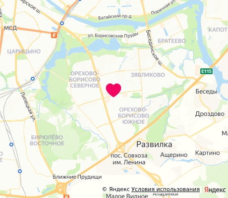 На карте
