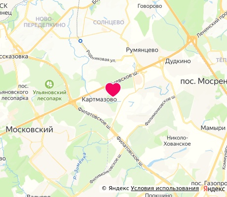 На карте