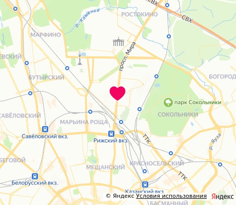 На карте