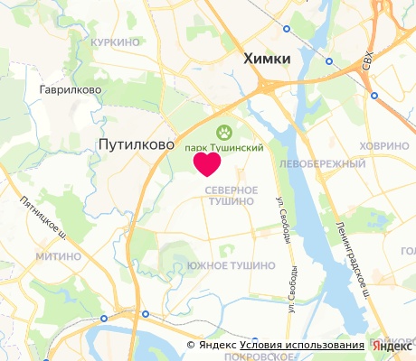 На карте