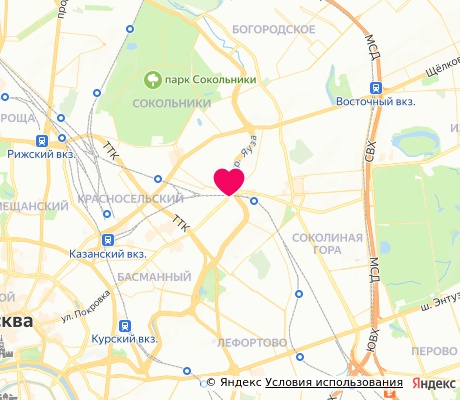 На карте