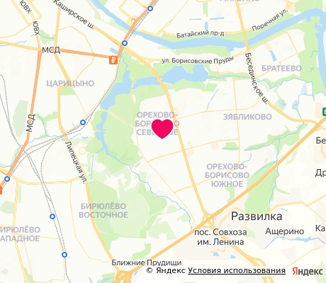 На карте