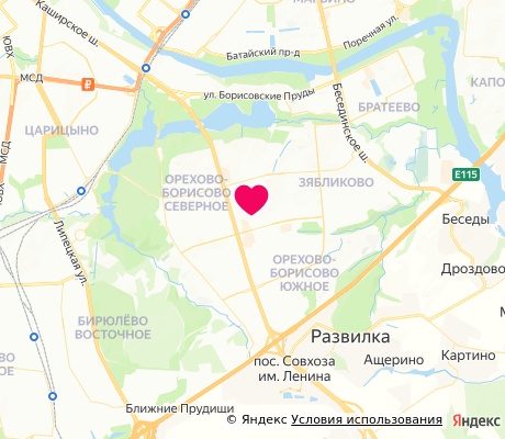 На карте