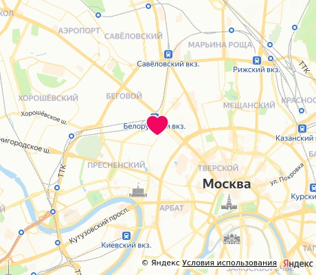 На карте