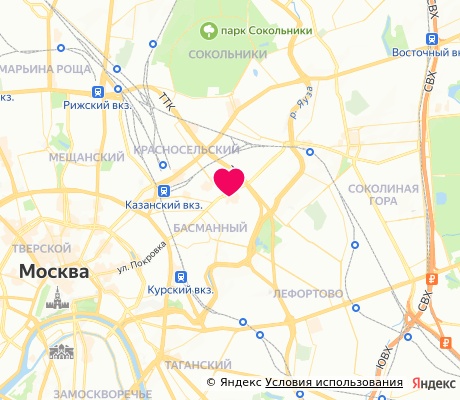 На карте